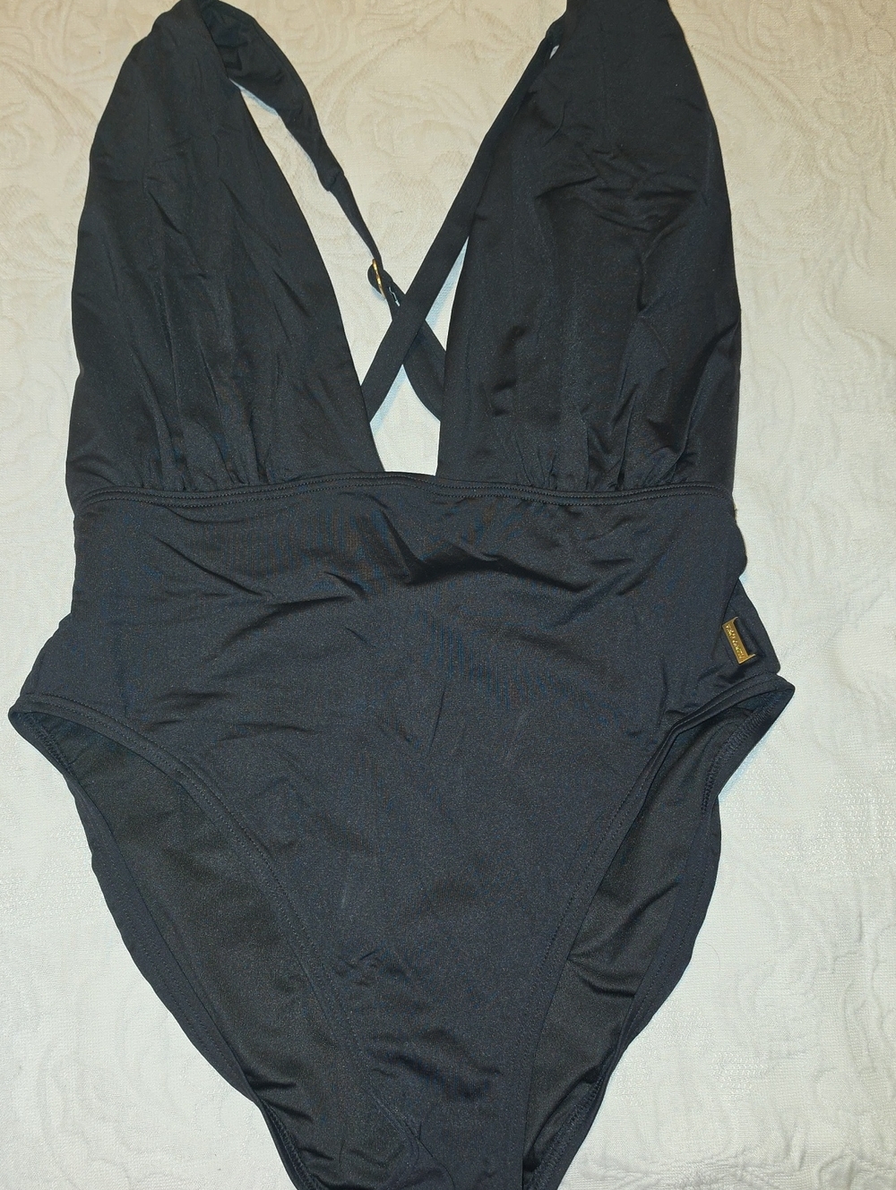 Vince Camuto Black Swimwear Tag with Price